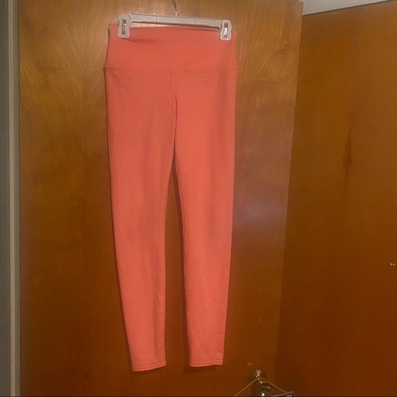 Alo yoga 7/8 High-Waist Airbrush Legging coral medium 8/10 - Picture 1 of 4